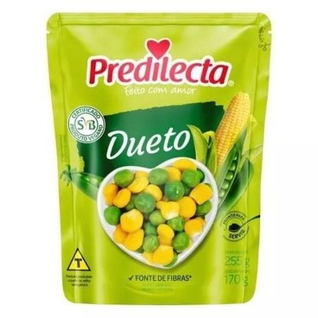 PREDILECTA-DUETO MILHO E ERVILHA ST UP 32X170GR