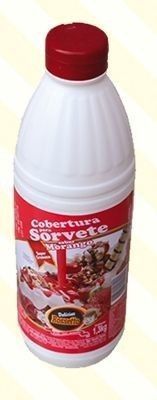 ROSSETO-COBERTURA P SORVETE SABOR MORANGO 1,3KG