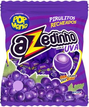 RICLAN-PIRULITO POP MANIA UVA AZED.600GR