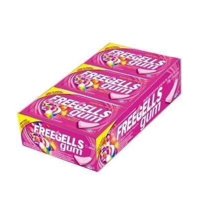RICLAN CHICLE FREEGELLS GUM TUTTI FRUTTI 15G