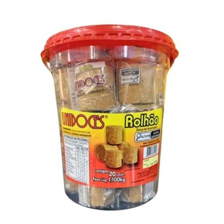 UNIDOCES PAÇOCA ROLHAO C/20 1,1KG