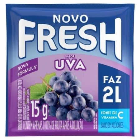 REFRESCO FRESH UVA FAZ 2L  15X15G