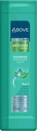 SHAMPOO ABOVE MASC.ANTICASPA MENTOL 12X325ML