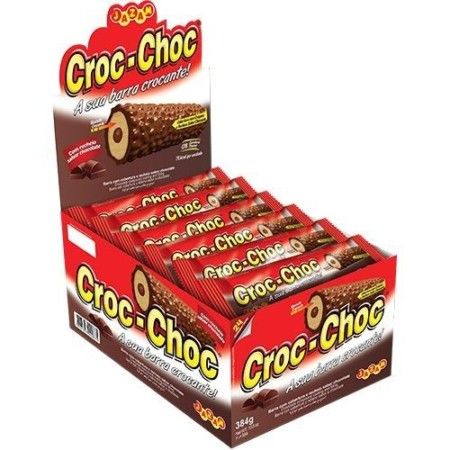 JAZAM-BARRA CROC-CHOC CHOC AO LEITE 12X24X16