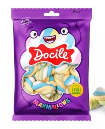 DOCILE-MAXMALLOWS TWIST COLOR 3 BAUNILHA 250G