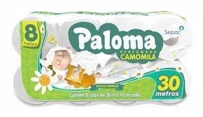 SEPAC-PAPEL HIG.FOLHA SIMPLES PALOMA CAMOMILA 8X8