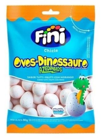 FINI 80G  CHICLE OVOS DINOSSAURO  C/12