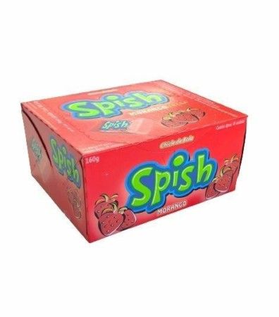 SUKEST-CHICLE SPISH MORANGO 20X40UN