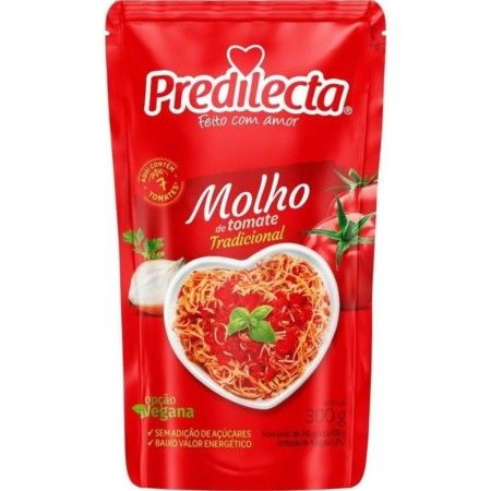 PREDILECTA-MOLHO TOMATE TRADICIONAL SACHE 32X300GR