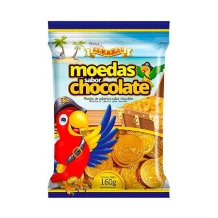 KIKAKAU-MOEDAS CHOC.18X160GR