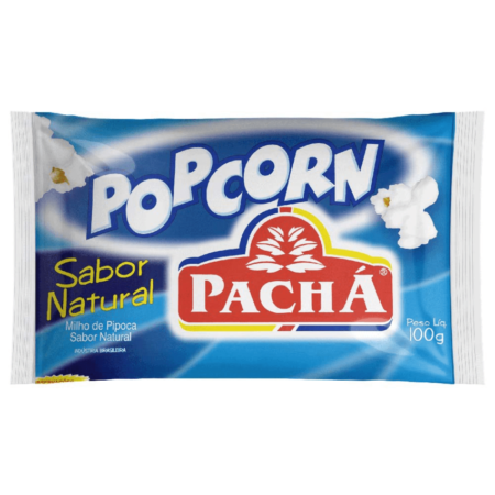 PACHA-PIPOCA MICRONDAS NATURAL 24X100GR