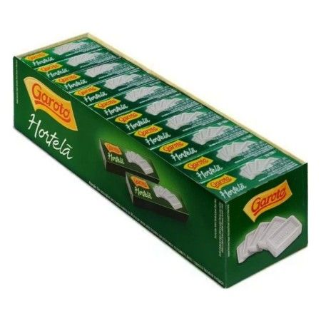 NESTLE GAROTO PASTILHA HORTELA 24X40X17GR