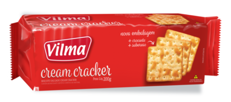 VILMA-BISCOITO CREAM CRAKER 40X200GR