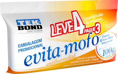 TEKBOND-KIT EVITA MOFO 100G COM 4 UNIDADE