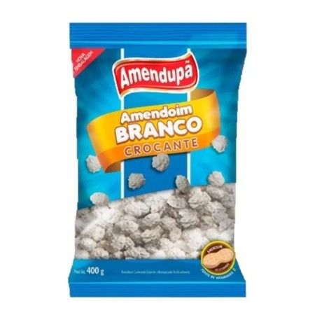 AMENDUPA-AMENDOIM BRANCO 400G CX C/20UN