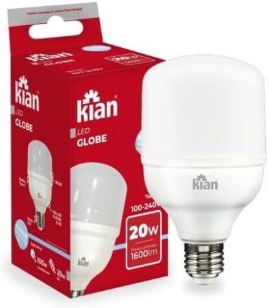 KIAN- LAMP LED GLOBE 20W 6,5K BIV E27