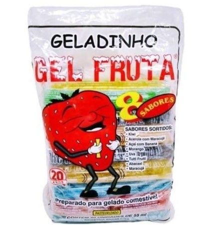 GEL FRUTA  GELADAO C/20 UND    FARDO C/ 6 PCTS