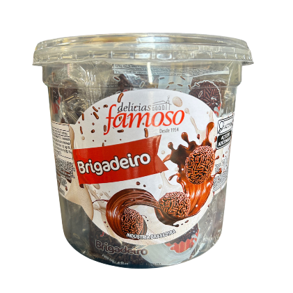 FAMOSO BRIGADEIRO POTE 1,01KG CX PT C/21