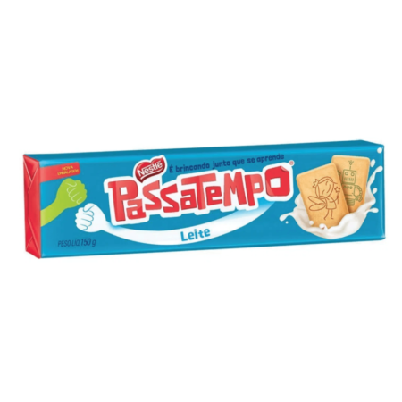 NESTLE-BISCOITO PASSATEMPO LEITE 54 X 150G BR