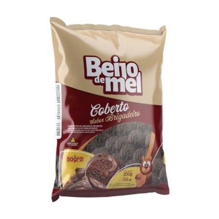 SAGRA-BEIJO DE MEL COBERTO BRIGADEIRO 200G