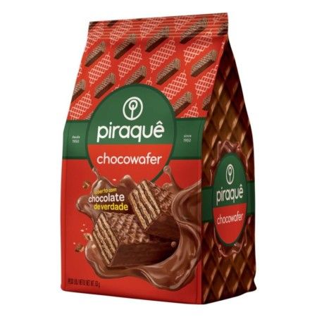 PIRAQUE BISC.CHOCOWAFER COBERTO CHOC 40X63G