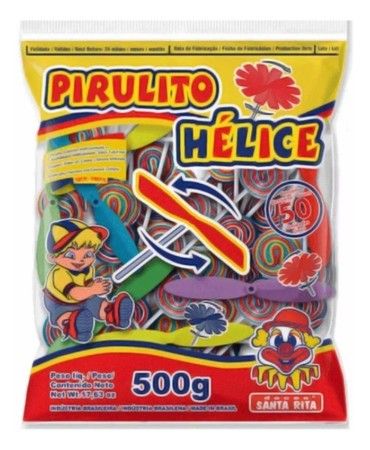 SANTA RITA-PIRULITO PSICOLEDICO C/HELICE 50UNX500G