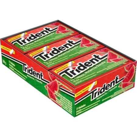 CHICLE TRIDENT MELANCIA  32X21UN