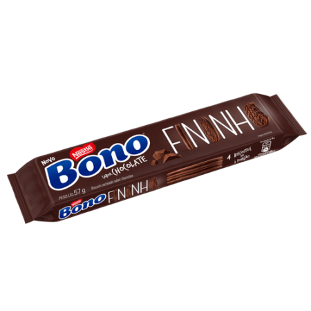 NESTLE-BONO BISCOITO RECHE. FININHO CHOC 44X57GR