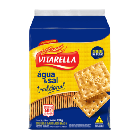 VITARELLA-BISCOITO AGUA E SAL 350GR