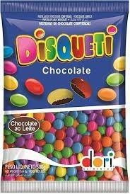 DISQUETI CHOCOLATE CONFEITADO 500G