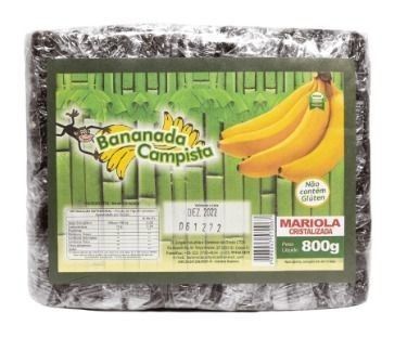 CAMPISTA MARIOLA CRISTALIZADA  800G CX 24