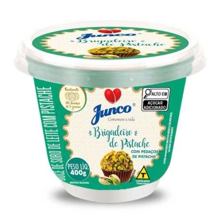 JUNCO-BRIGADEIRO PISTACHE POTE 12X400GR