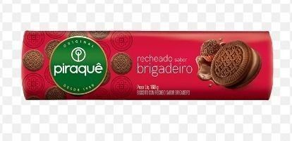 PIRAQUE BISCOITO RECHEADO BRIGADEIRO 30X160G