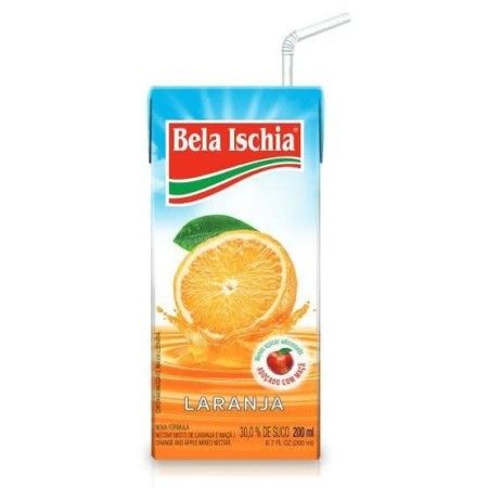 BELA ISCHIA-NECTAR LARANJA E MACA 27X200ML