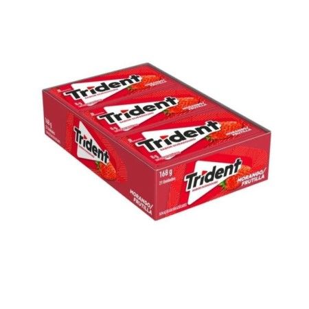 CHICLE TRIDENT MORANGO 32X21UN