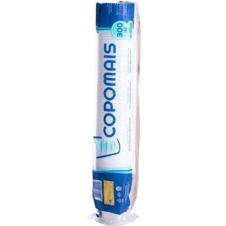 COPOMAIS-COPOS PLAST.TRANP.300ML 20PCT C/100UN