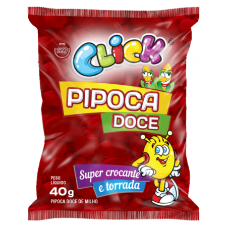 DOCE RIO-PIPOCA CLICK C/25 40GR