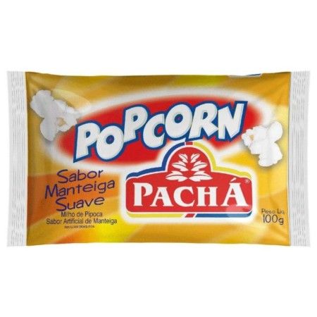 PACHA-PIPOCA MICRONDAS MANTEIGA 24X100GR