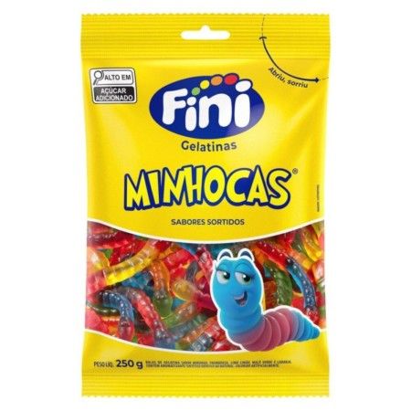 FINI-GOMA MINHOCAS 24X250GR