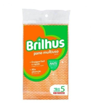 BRILHUS PANO MULTIUSO LARANJA
