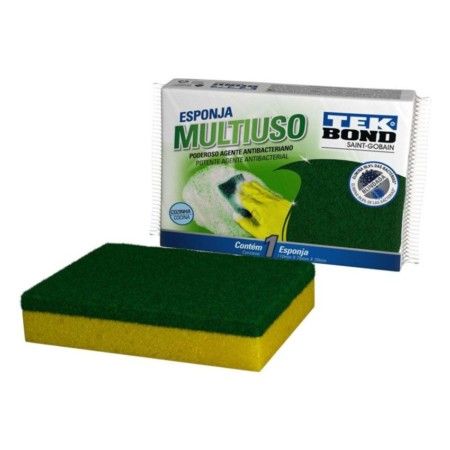 TEKBOND-ESPONJA ECONOMICA UNIDADE VERDE/AMARELO