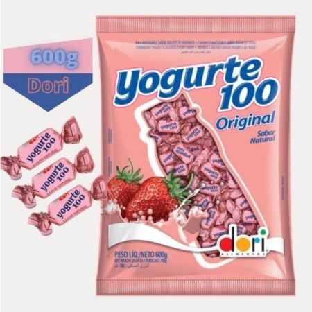 DORI BALA YOGURTE 100 MORANGO24X600G