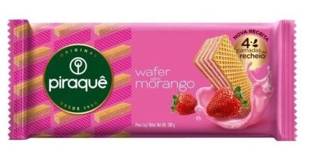 PIRAQUE-WAFER MORANGO 20X100G