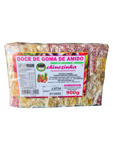 CHINEZINHA DOCE DE GOMA COLORIDA 20X900GR