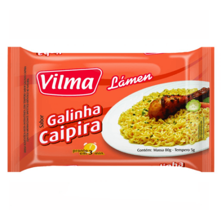 VILMA- MACARRAO INST.LAMEM GALINHA CAIPIRA 50X85G