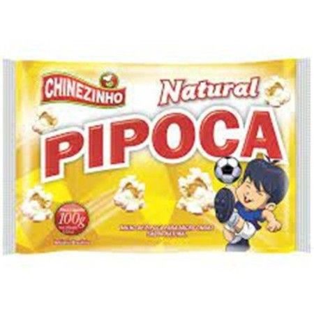 PIPOCA MICROONDAS NATURAL CHINEZINHA 100G