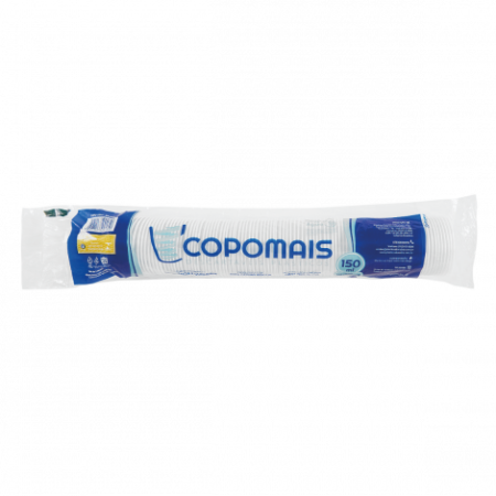 COPOMAIS-COPOS PLAST.TRANP.150ML 25PCTX100UN