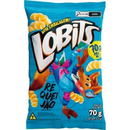 M.OURO SALGADINHO LOBITS MAX REQUEIJAO 10X70GR