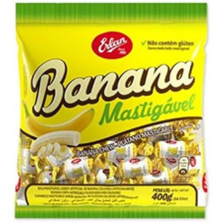 ERLAN BALA MASTIGAVEL BANANA 28X400G