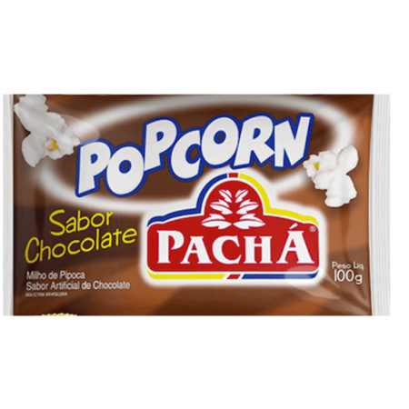 PACHA-PIPOCA MICRONDAS CHOCOLATE 24X100GR